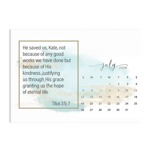 Rest in His Grace - 2026 Calendar