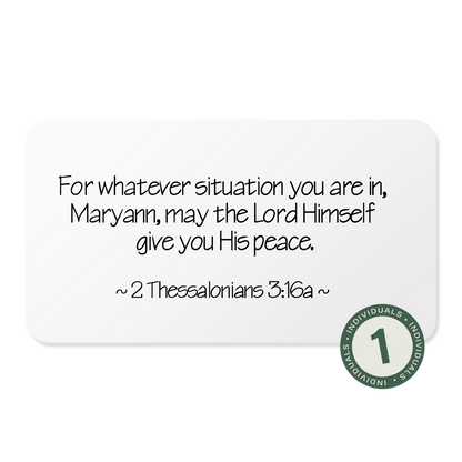 He Cares for You (For Individuals)