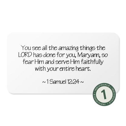 He Cares for You (For Individuals)
