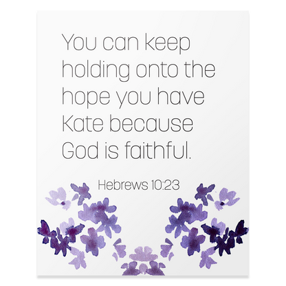 Hebrews 10:23 - Print