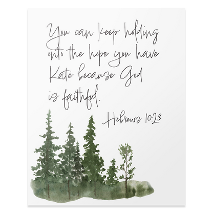 Hebrews 10:23 - Print