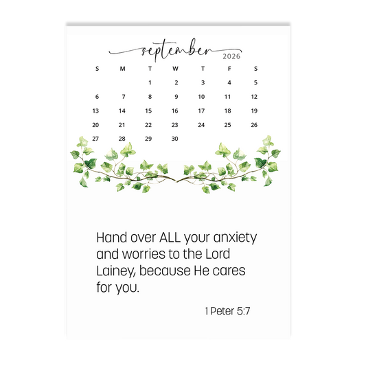 My ALL in ALL - 2026 Calendar