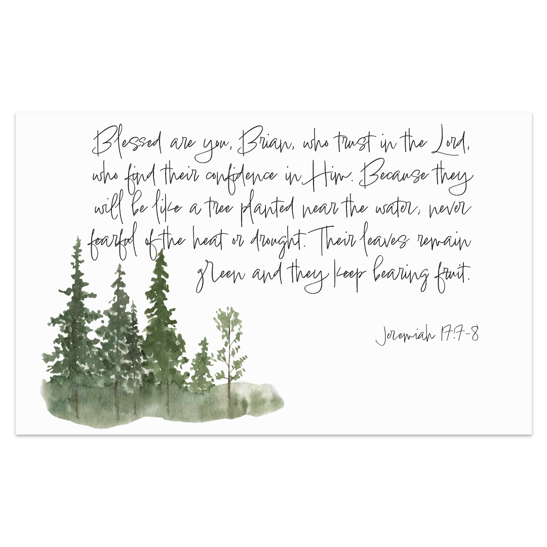 Scriptures About Trees Verse Prints Collection Set – Hide and Seek Scriptures