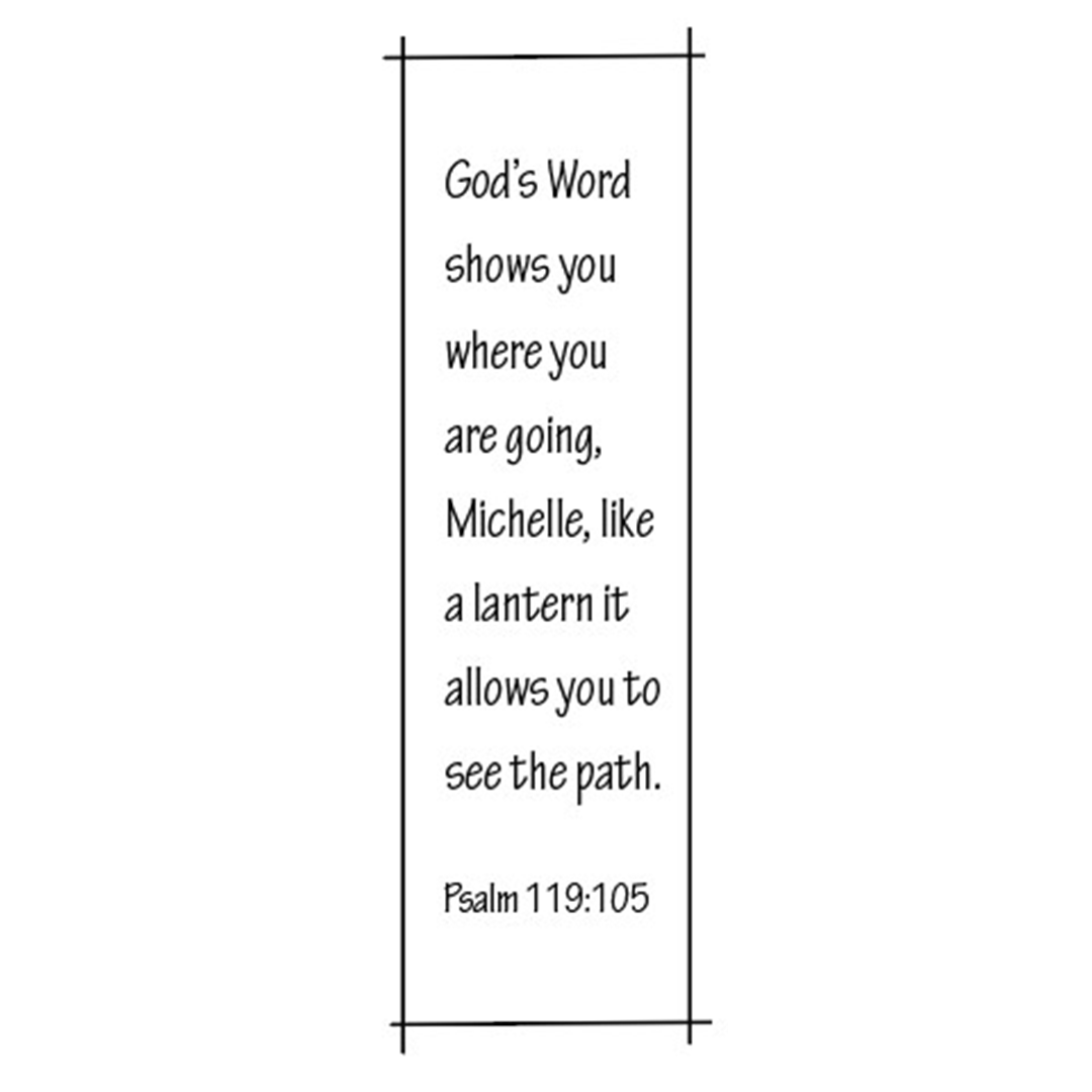Psalm 119:105 Bookmarks (Set of 4)