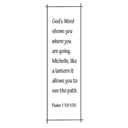 Psalm 119:105 Bookmarks (Set of 4)