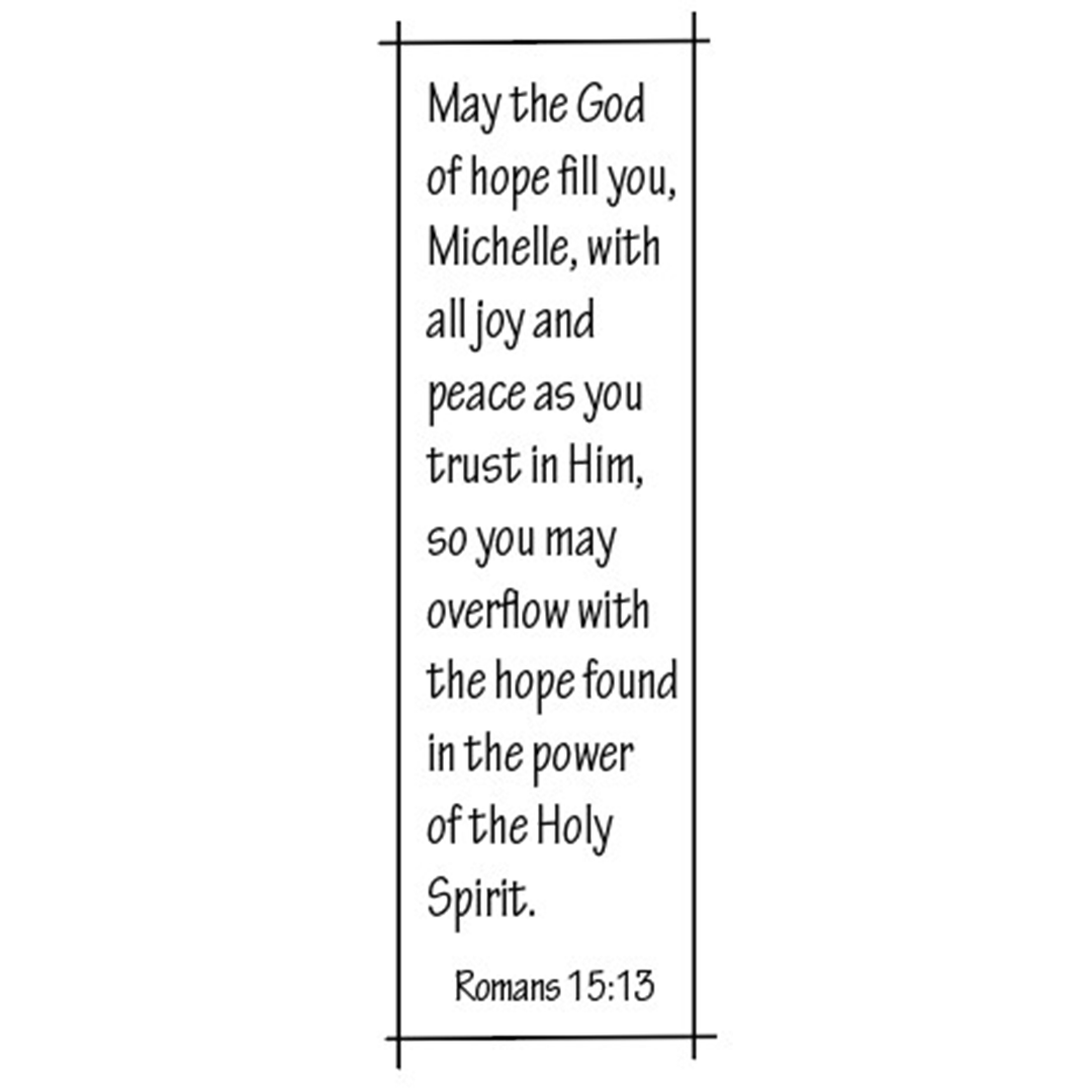 Romans 15:13 Bookmarks (Set of 4)