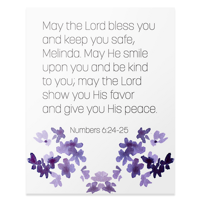 Numbers 6 24-25 - Print