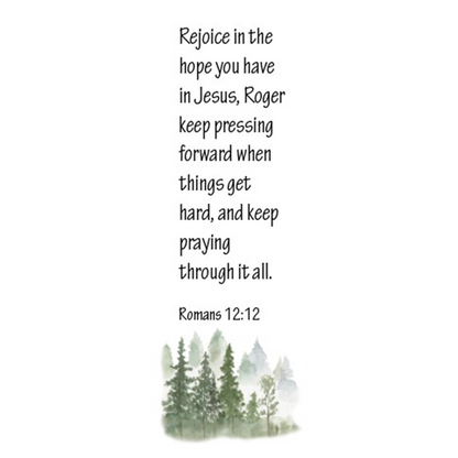 Romans 12:12 Bookmarks (Set of 4)