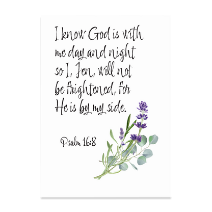 Psalm 16:8 - Print