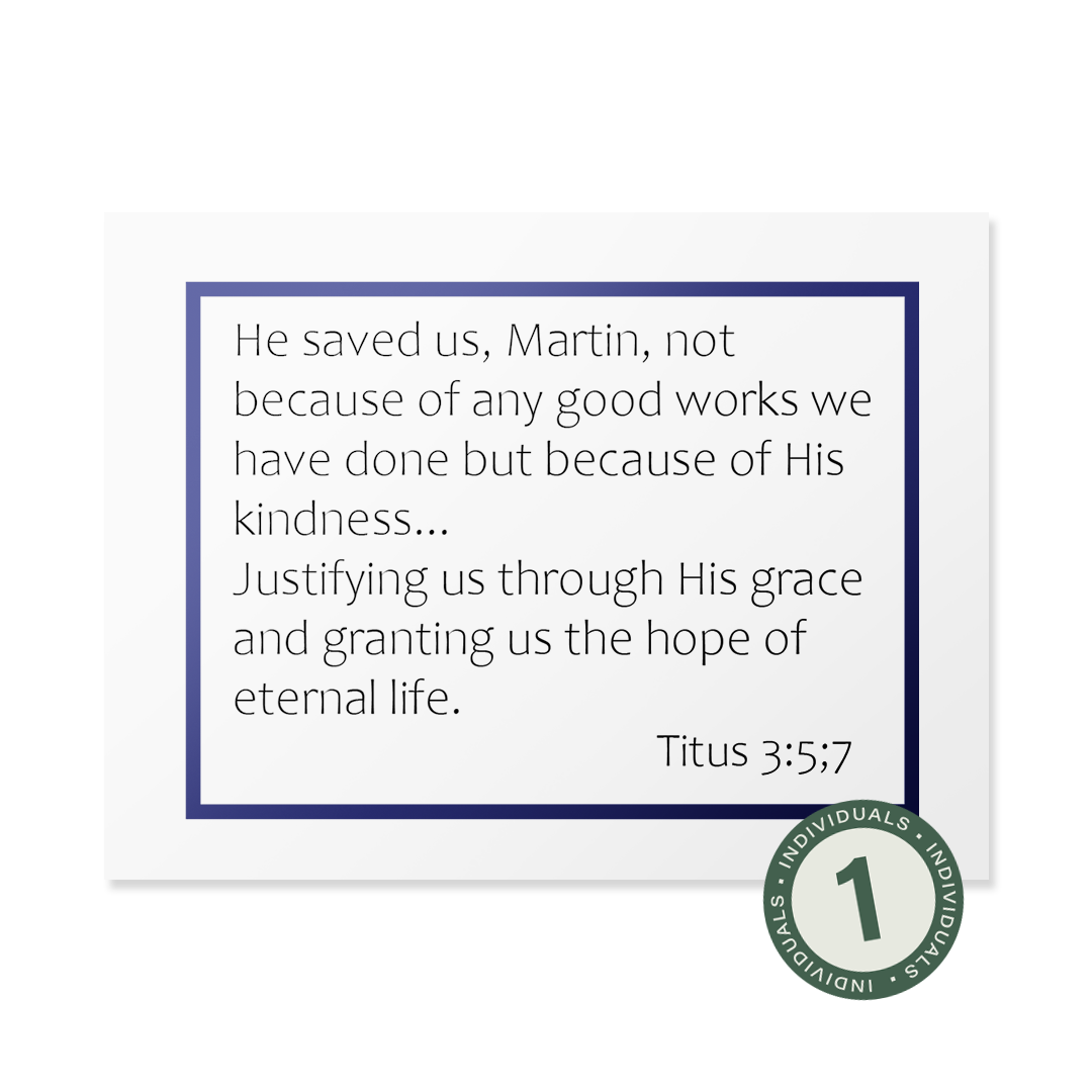 Rest In His Grace - 52 Card Set (For Individuals)