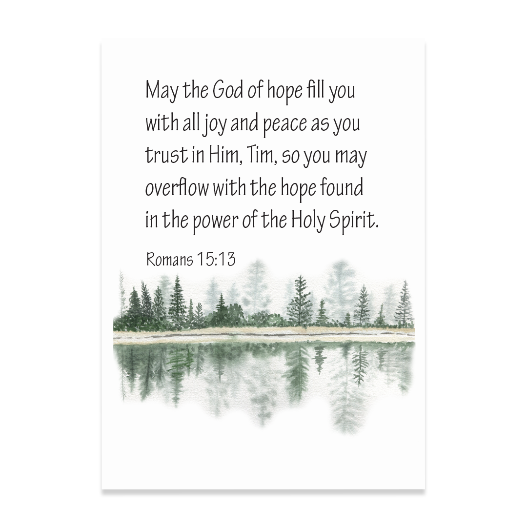Romans 15:13 - Print – Hide and Seek Scriptures