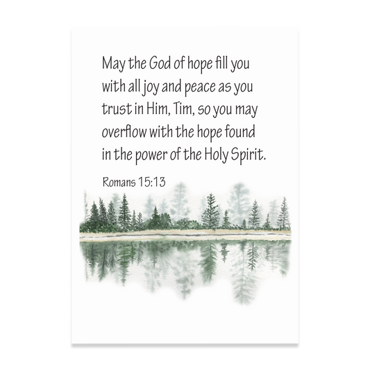 Romans 15:13 - Print