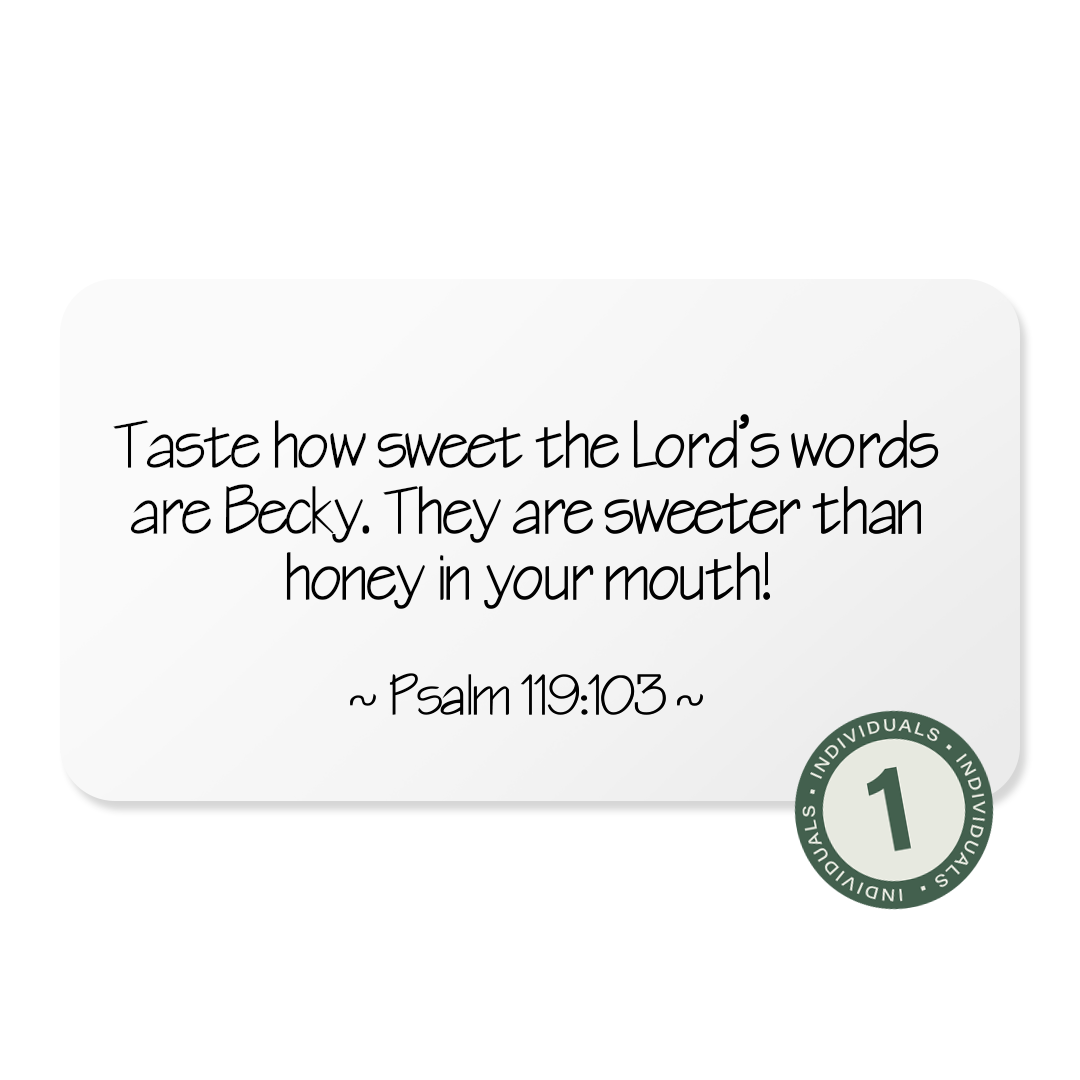 Taste and See (For Individuals)