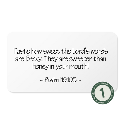 Taste and See (For Individuals)