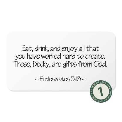 Taste and See (For Individuals)