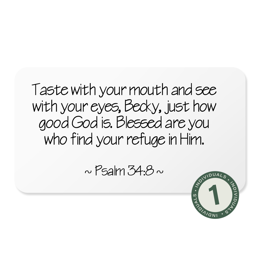 Taste and See (For Individuals)