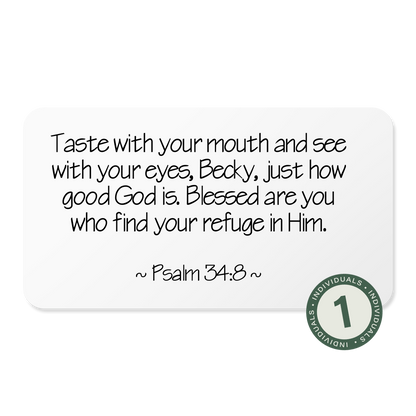 Taste and See (For Individuals)