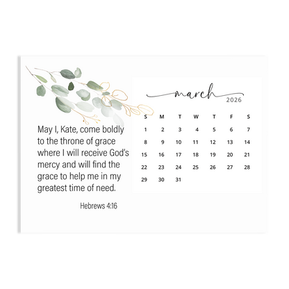 Rest in His Grace - 2026 Calendar