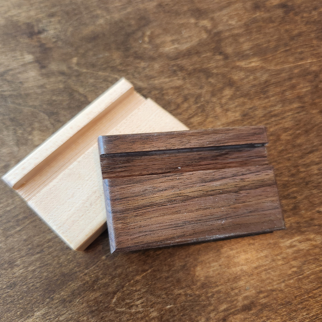 Custom Wood Card Holder
