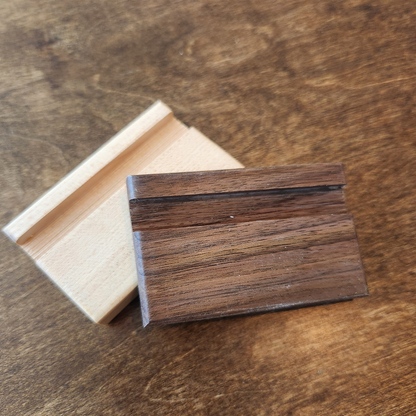 Custom Wood Card Holder