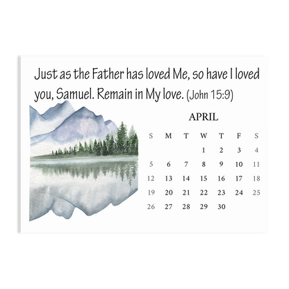 The Words of Jesus - 2026 Calendar