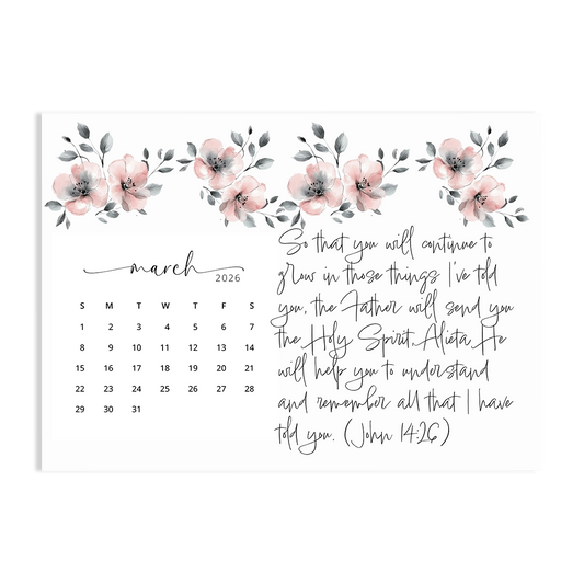 The Words of Jesus - 2026 Calendar
